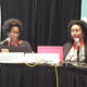 Meredith Clark and Kimberly Ellis speak at a panel on black Twitter at South by Southwest March 13, 2015, in Austin, Texas.
Genetta M. Adams/The Root